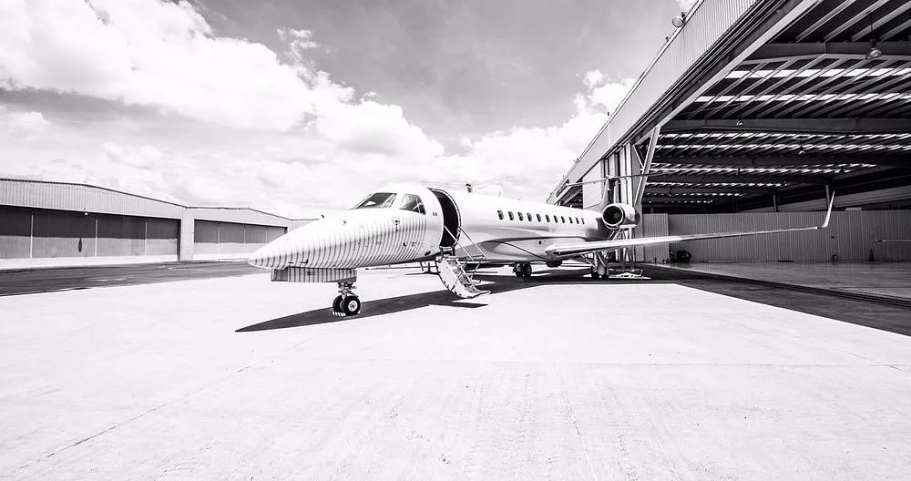 Exterior view of a 2006 Embraer Legacy 600, XA-RWS.