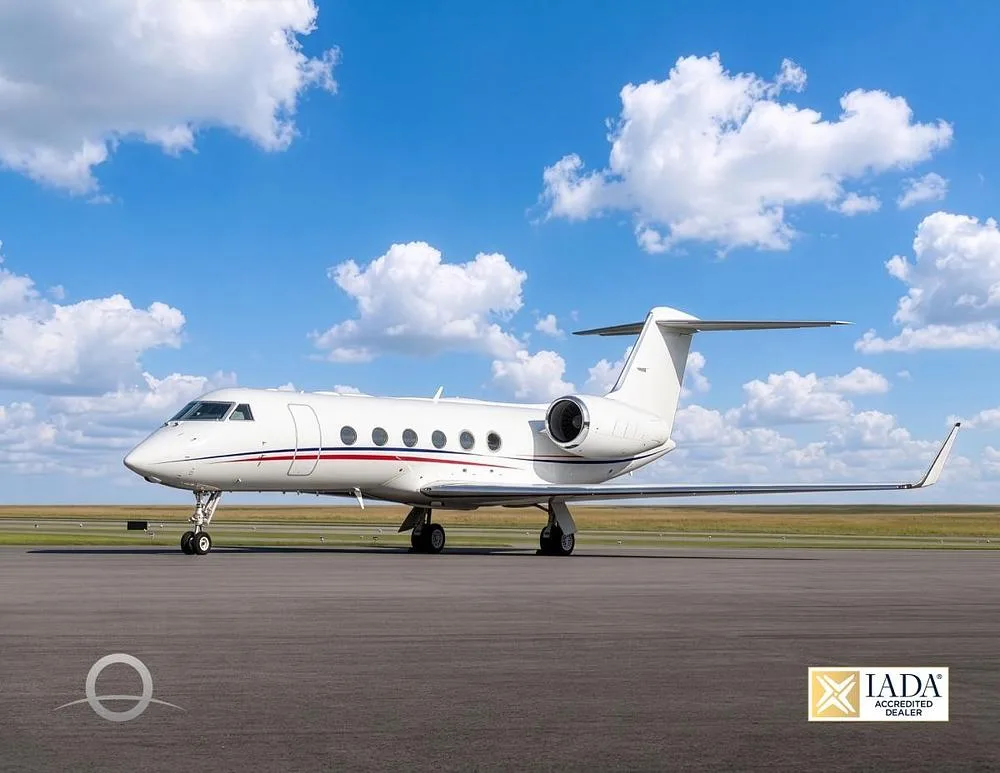 Exterior view of a 2013 Gulfstream, G-450.