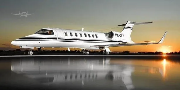 Marketing image of a 2000 Learjet 45.