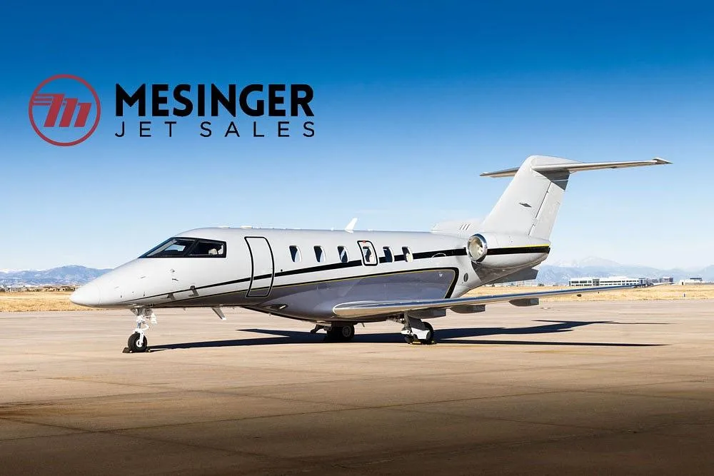 Exterior view of a 2019 Pilatus PC24, N144TA.