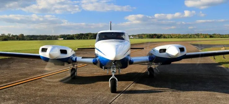 Exterior view of a 1969 Piper PA-30 Super Turbo Twin Comanche 1969.