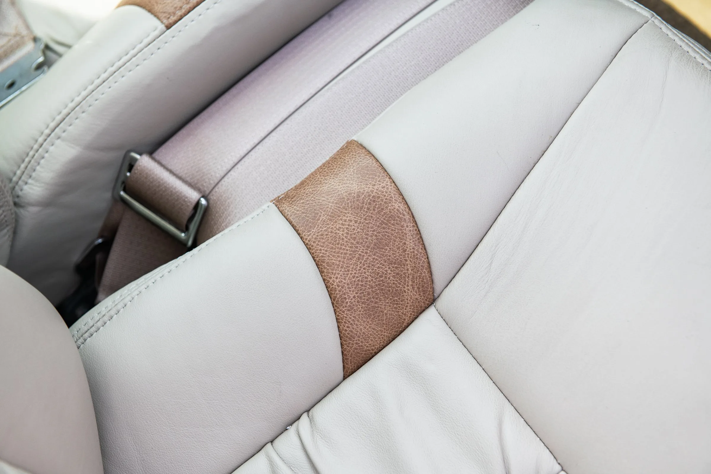 Cabin interior of a 1957 Beechcraft H35 Bonanza.