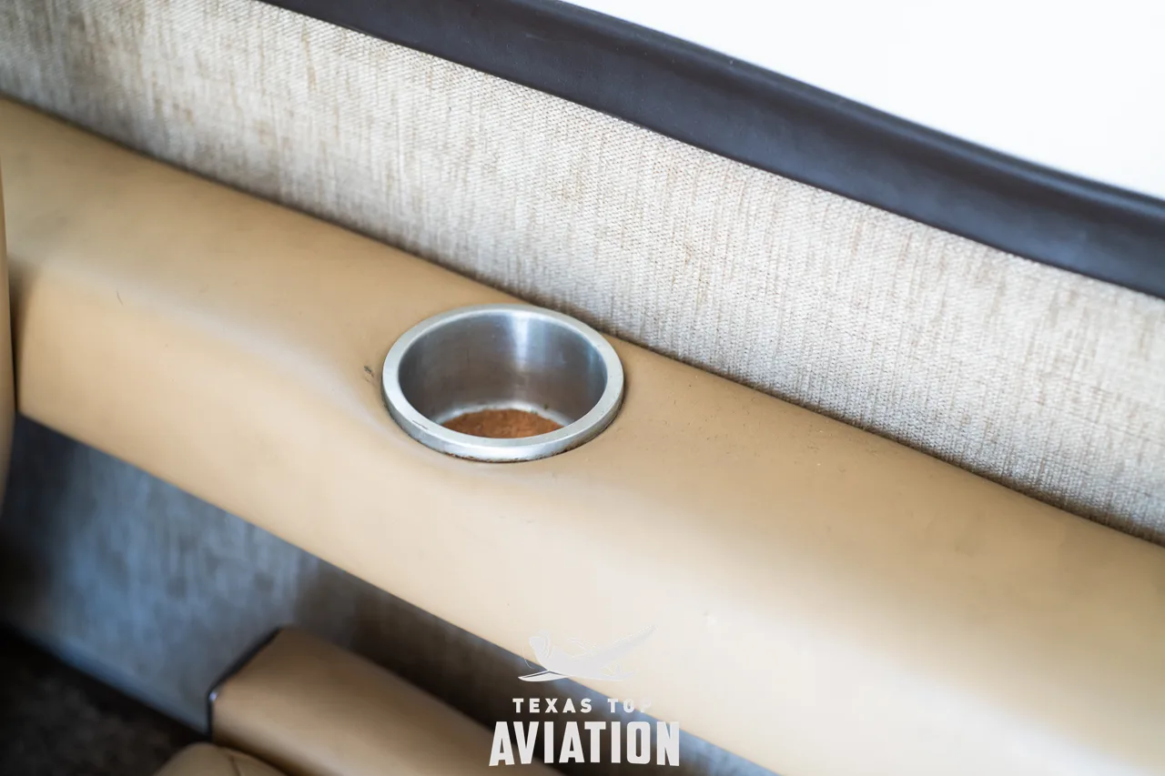 Cabin interior of a 1978 Cessna Conquest II.