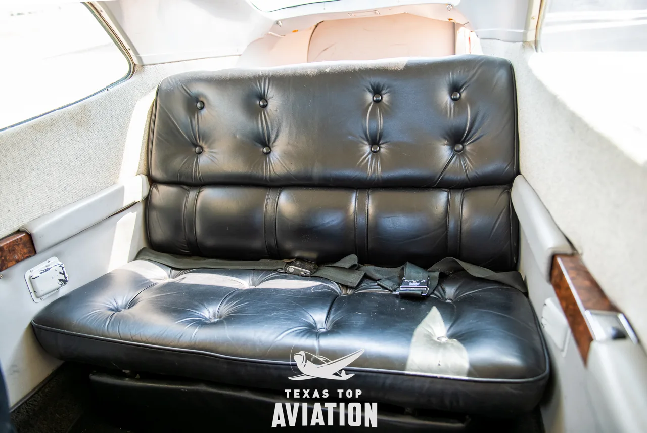 Cabin interior of a 1979 Cessna T210N Turbo Centurion –.