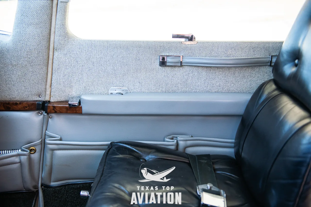 Cabin interior of a 1979 Cessna T210N Turbo Centurion –.