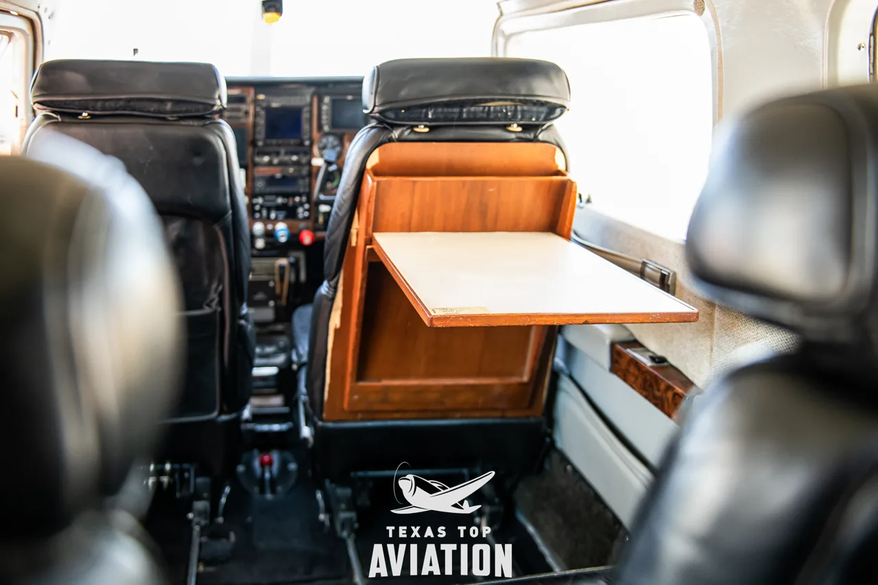 Cabin interior of a 1979 Cessna T210N Turbo Centurion –.