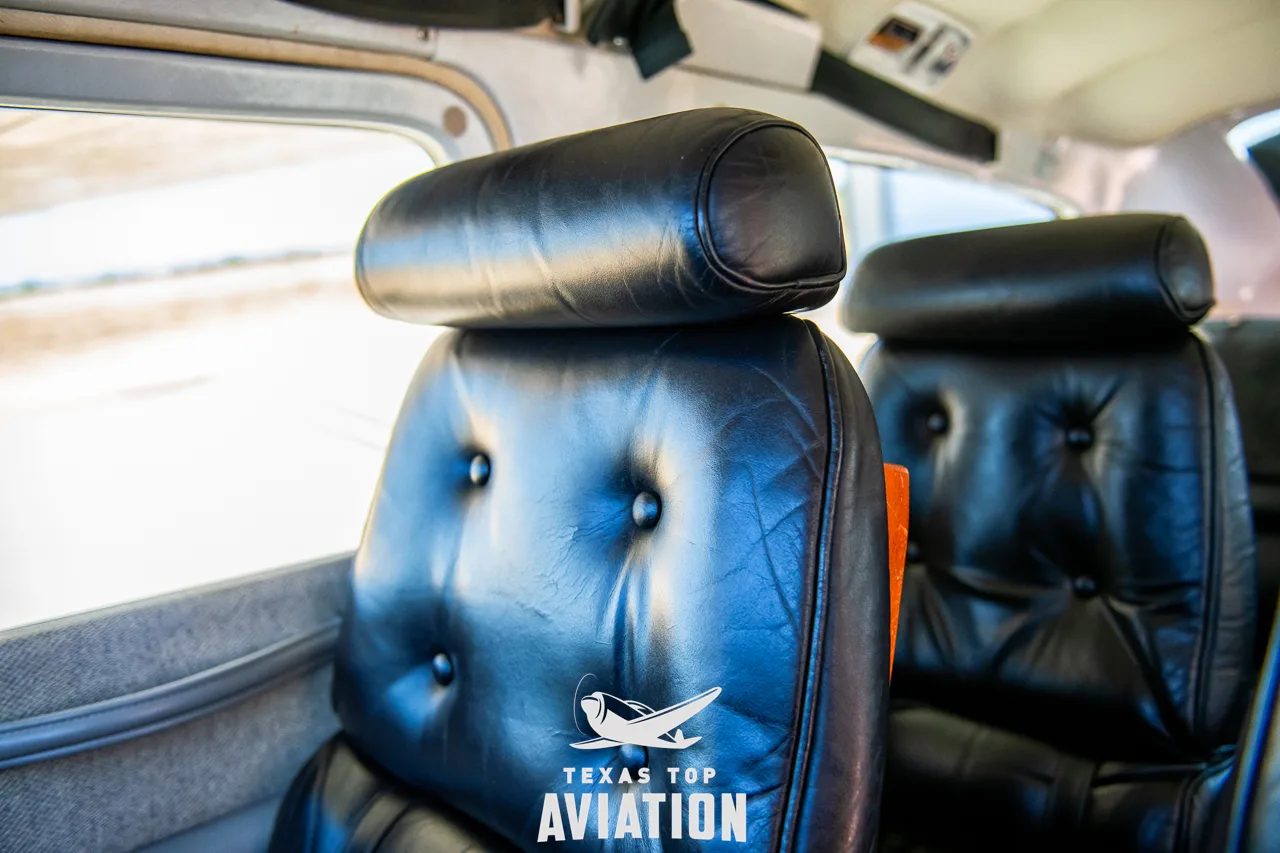 Cabin interior of a 1979 Cessna T210N Turbo Centurion –.