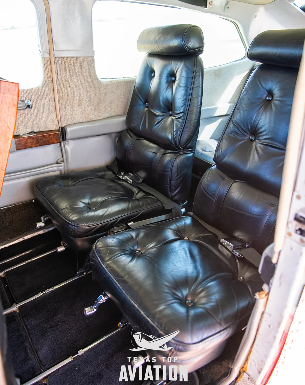 Cabin interior of a 1979 Cessna T210N Turbo Centurion –.