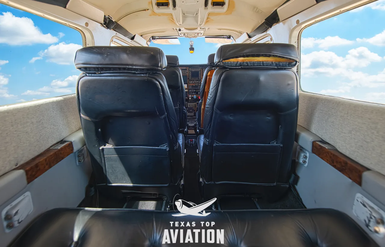 Cabin interior of a 1979 Cessna T210N Turbo Centurion –.