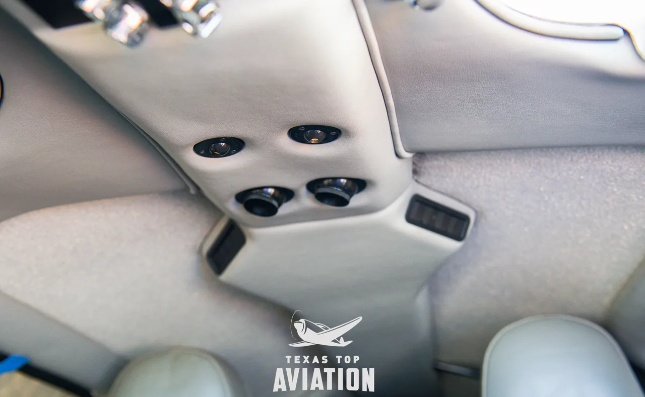 Avionics suite of a 2008 Cessna 400.