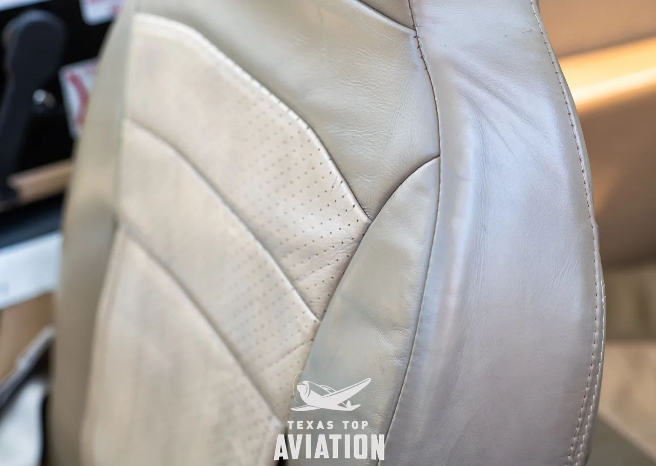 Cabin interior of a 2008 Cessna 400.