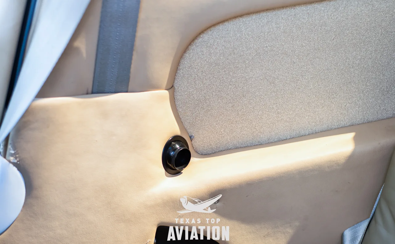 Cabin interior of a 2008 Cessna 400.