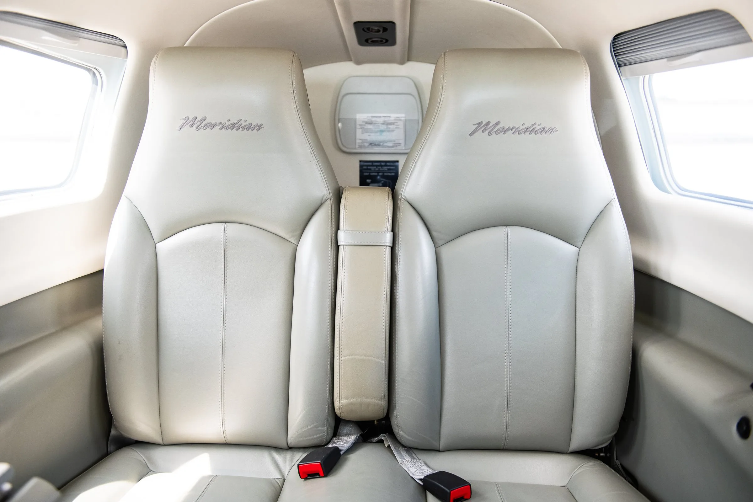 Cabin interior of a 2010 Piper PA46-500TP Meridian.