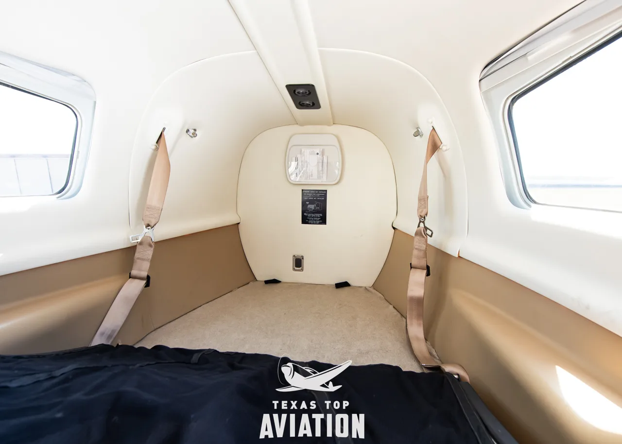 Cabin interior of a 2011 Piper PA46-500TP Meridian.
