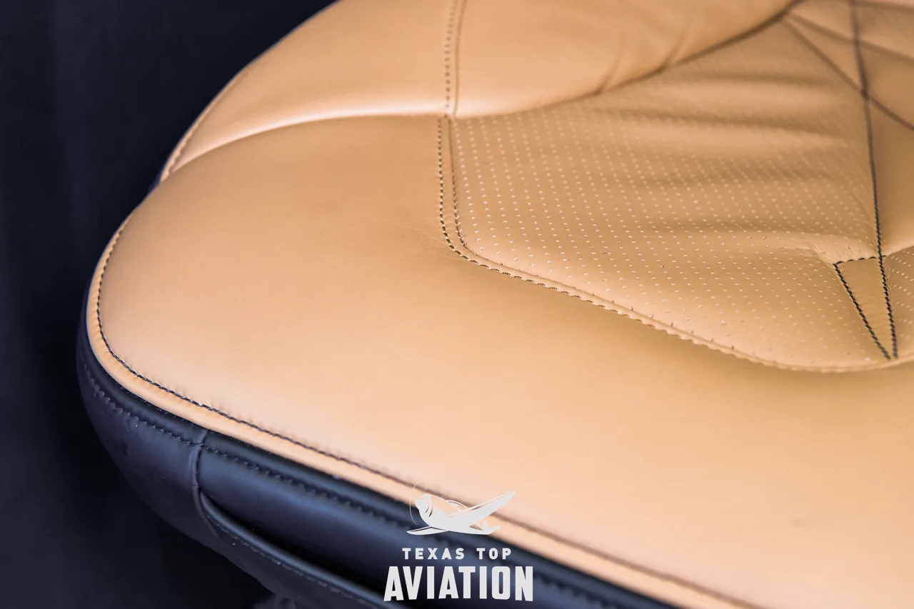 Cabin interior of a 2025 Cirrus Vision SF50-G2+.