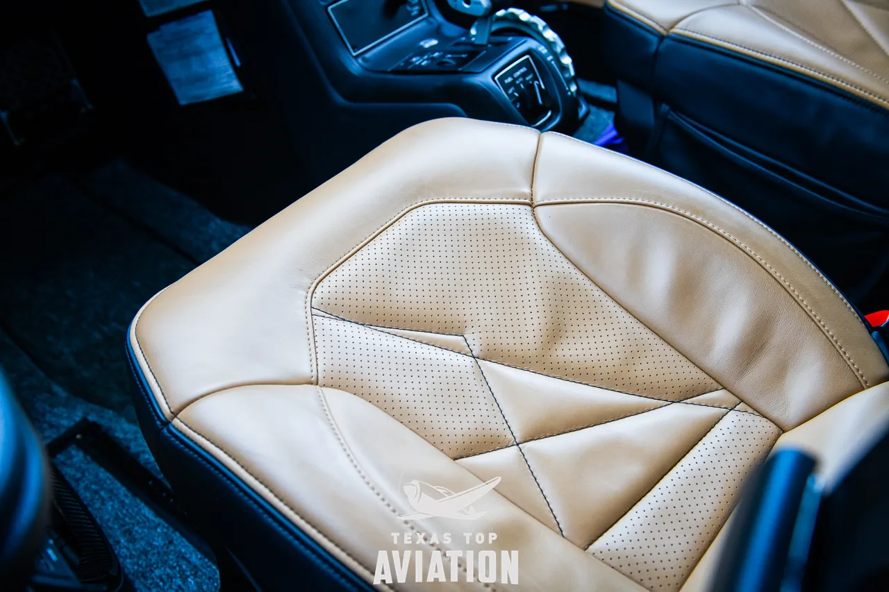 Cabin interior of a 2025 Cirrus Vision SF50-G2+.