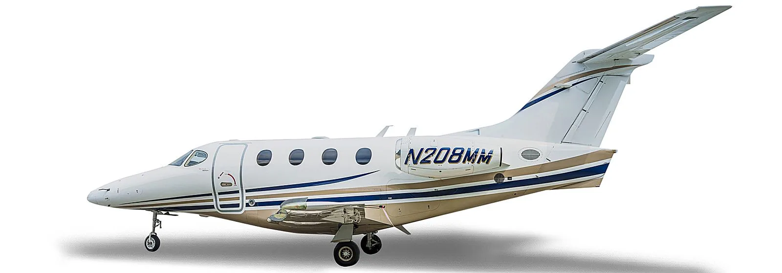 Exterior view of a Beechcraft Premier IA.