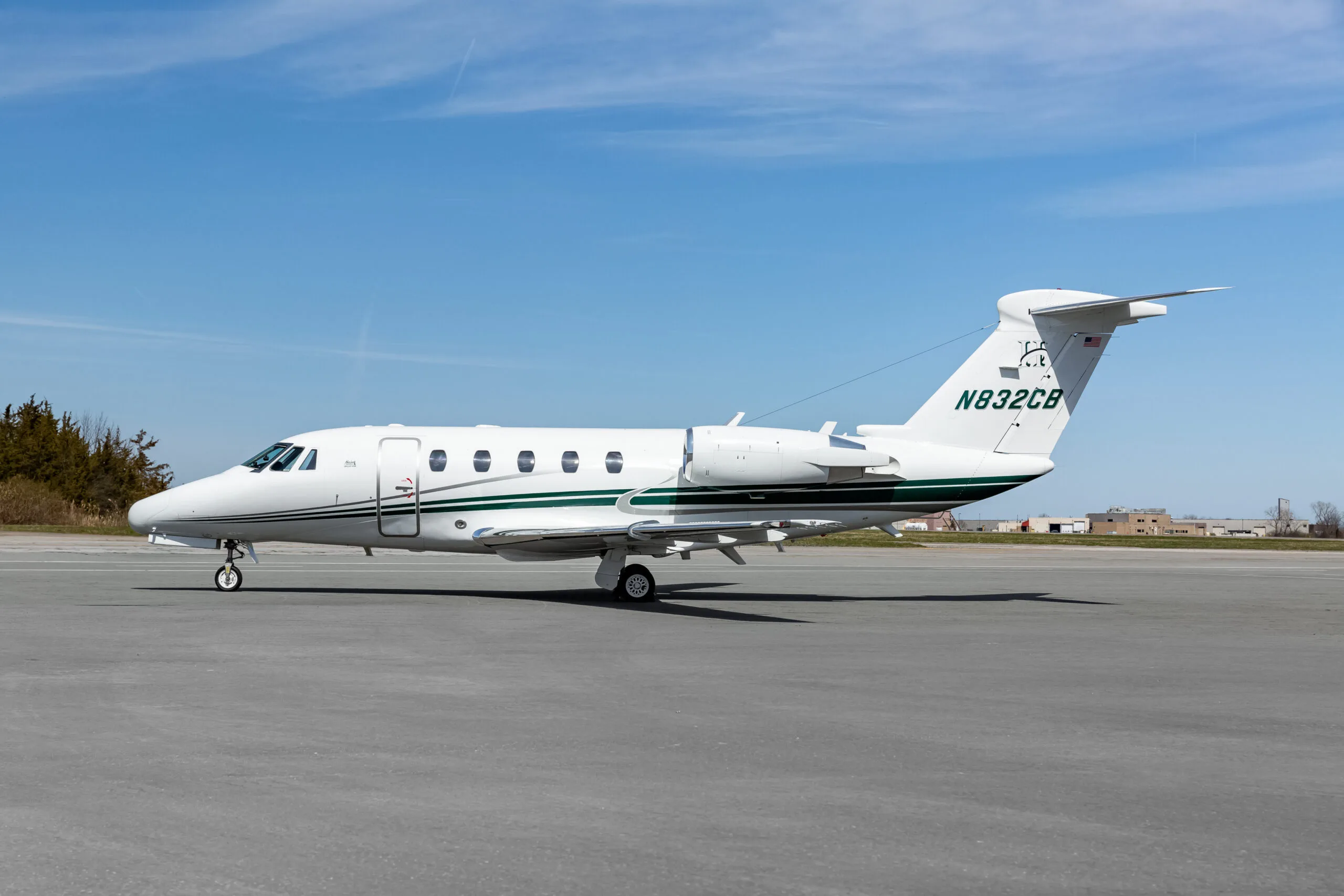 Exterior view of a Cessna Citation VII.