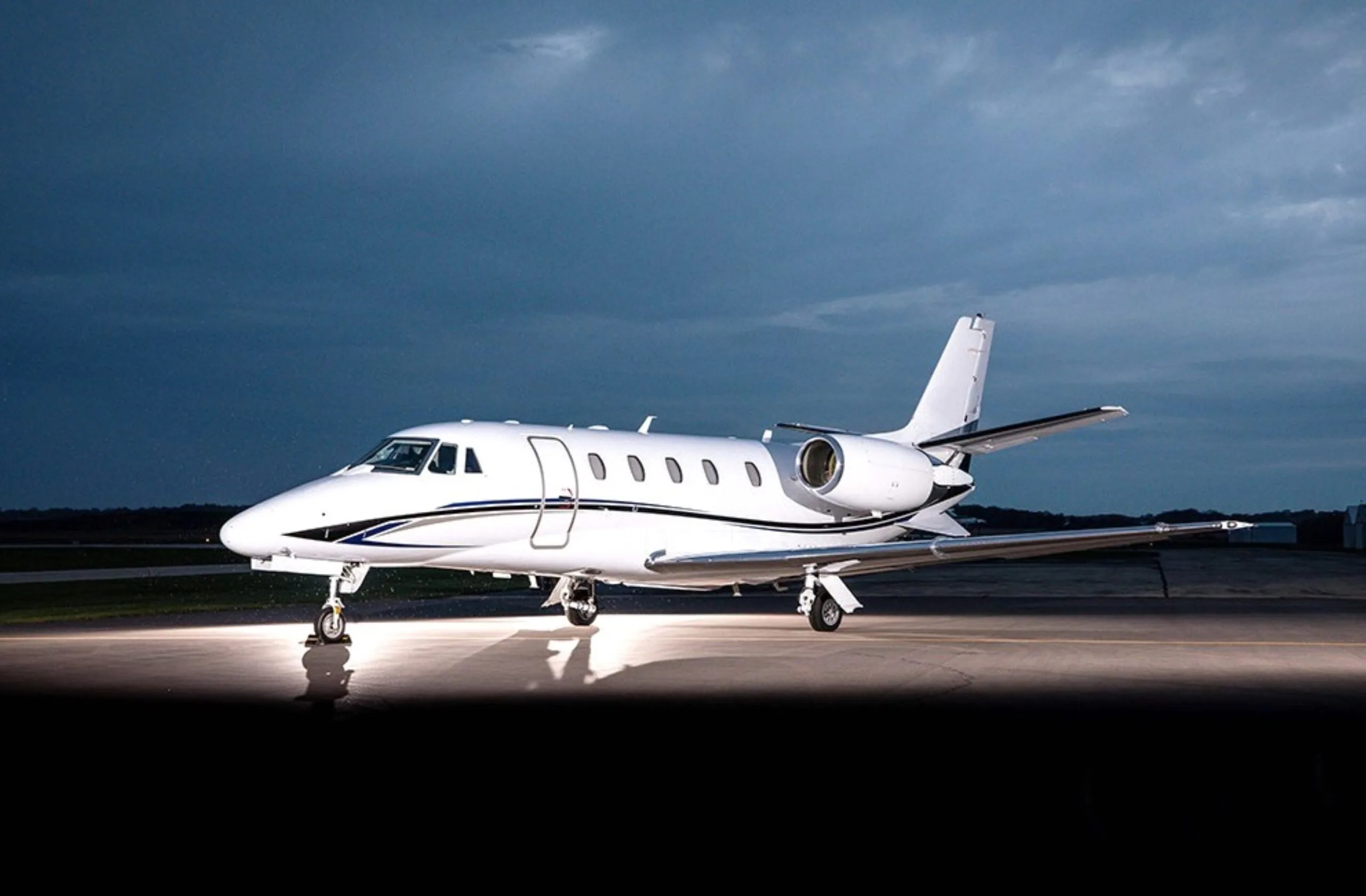 Exterior view of a Cessna Citation XLS+.