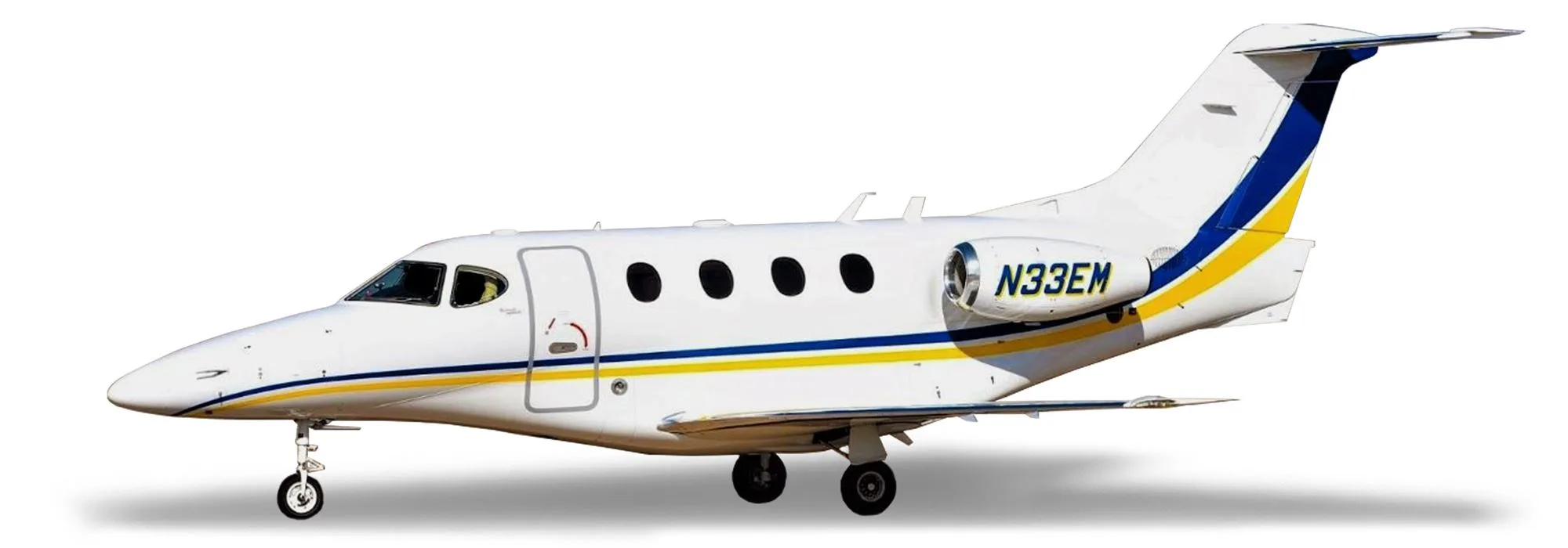 Exterior view of a Beechcraft Premier 1A.