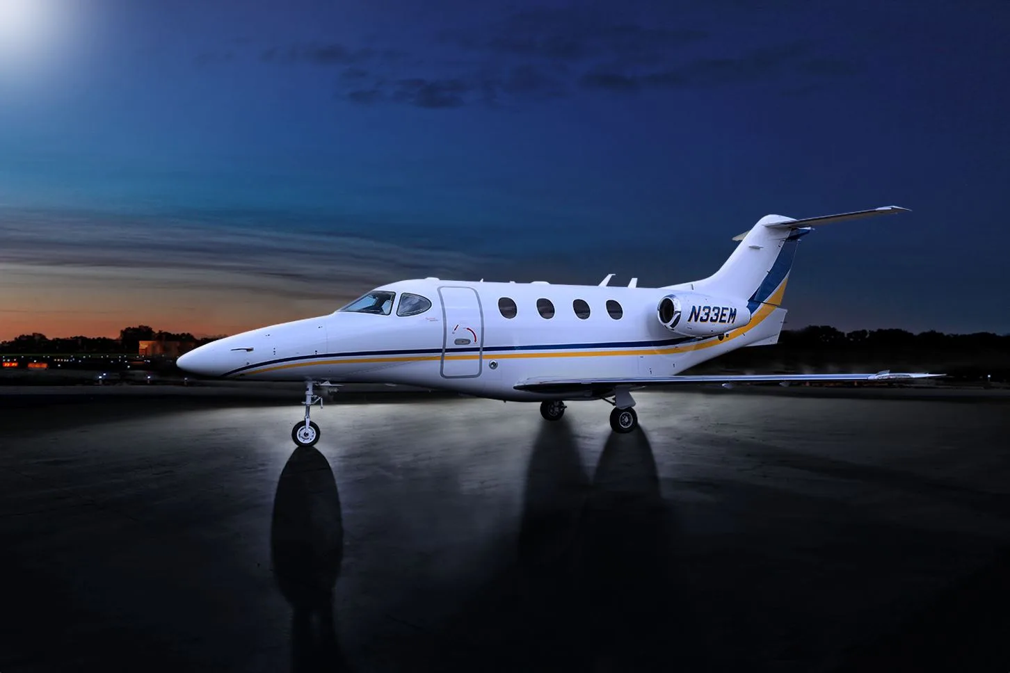 Marketing image of a Beechcraft Premier 1A.
