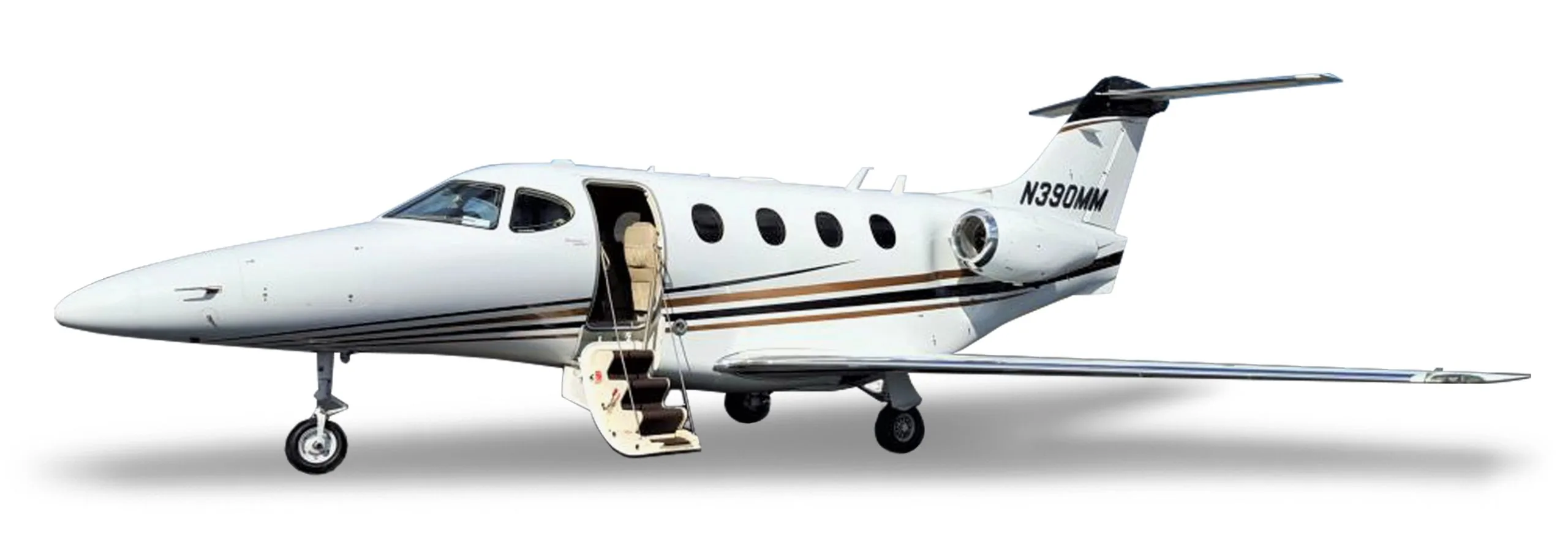 Exterior view of a Beechcraft Premier 1A.