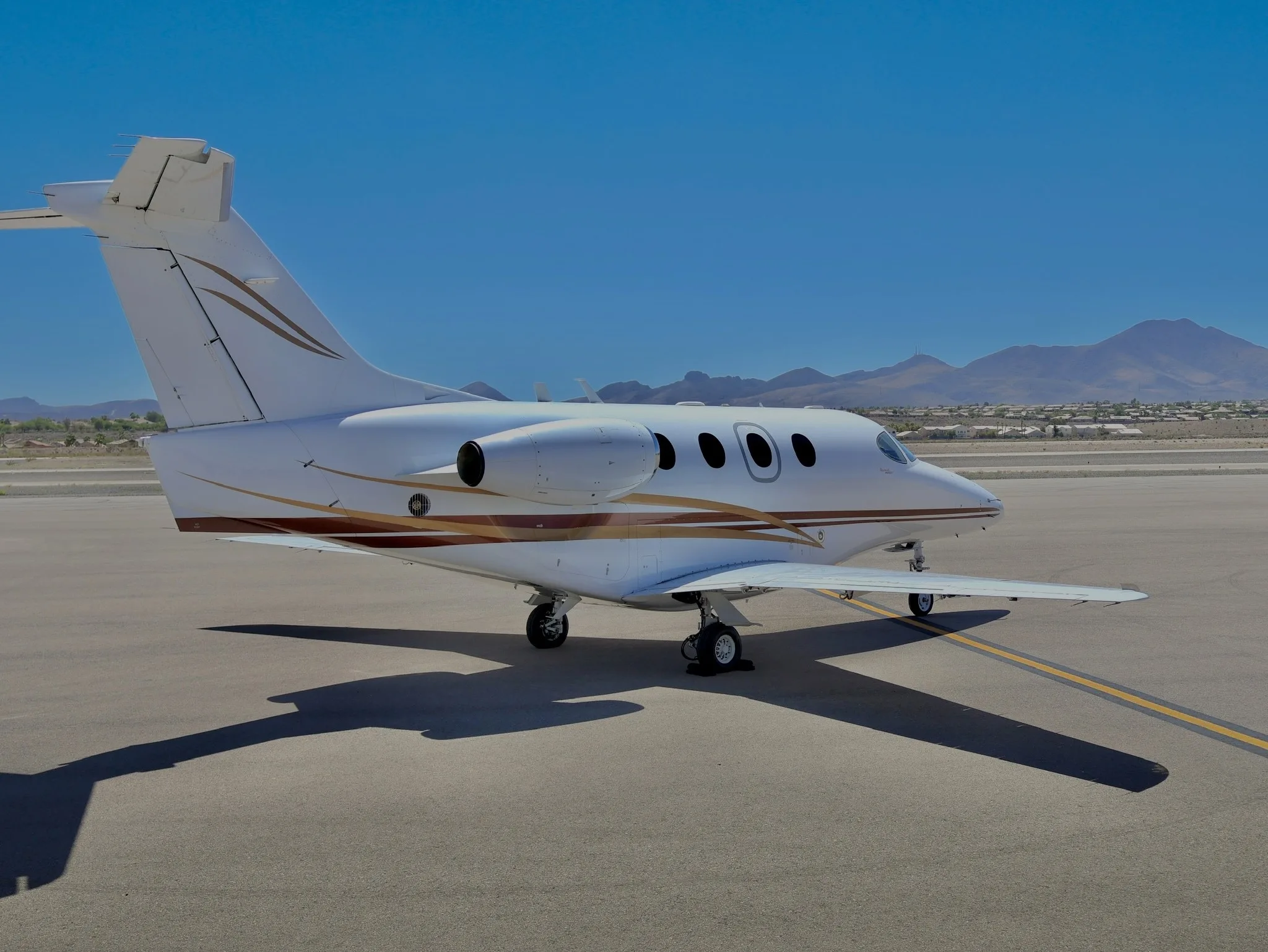 Exterior view of a Beechcraft Premier IA.