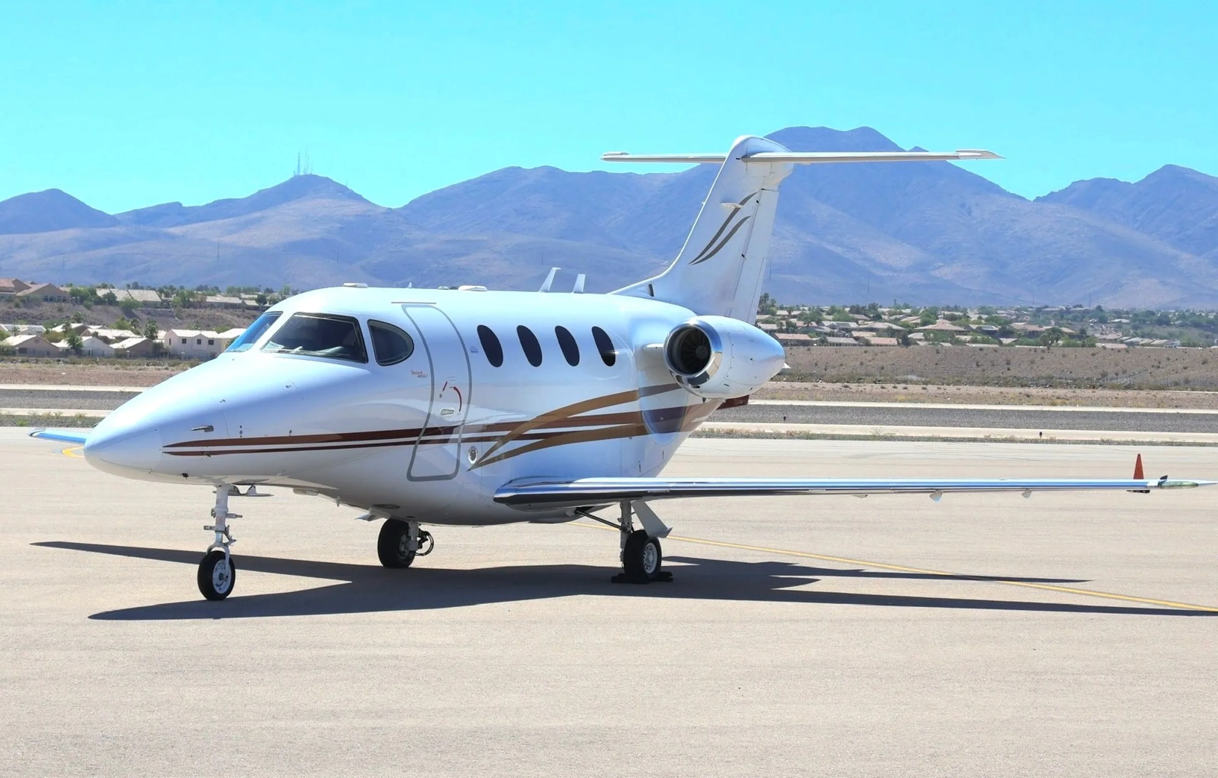 Exterior view of a Beechcraft Premier IA.