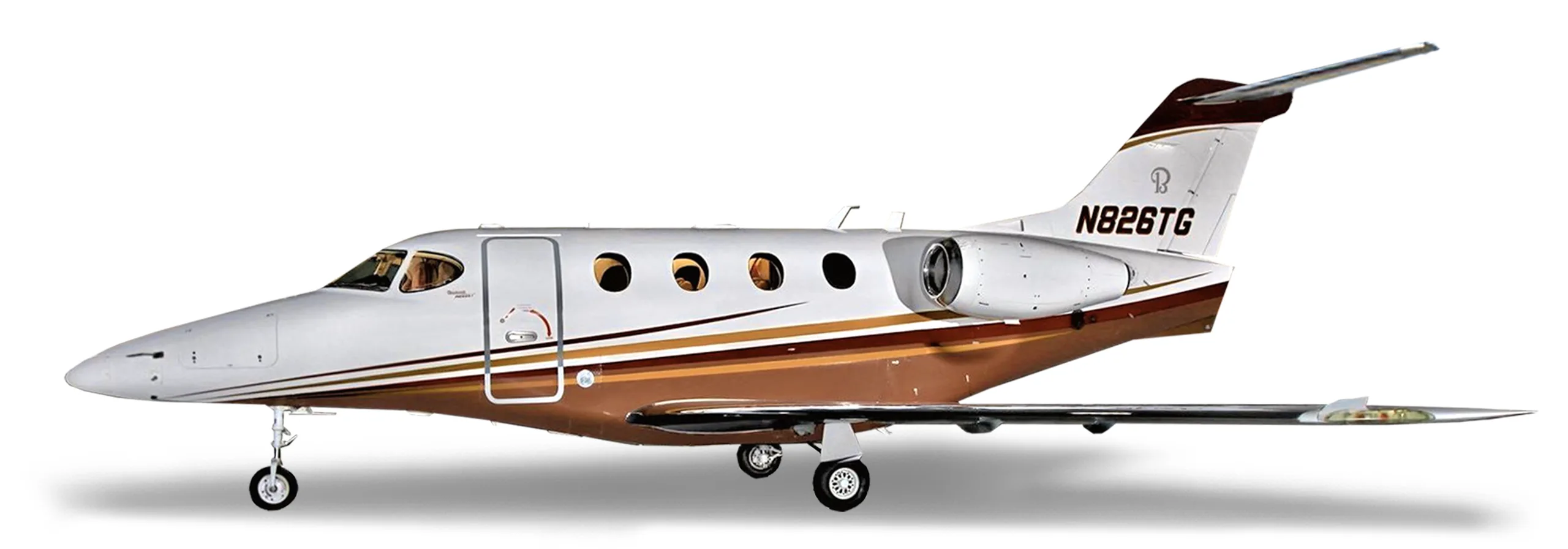 Exterior view of a Beechcraft Premier IA.