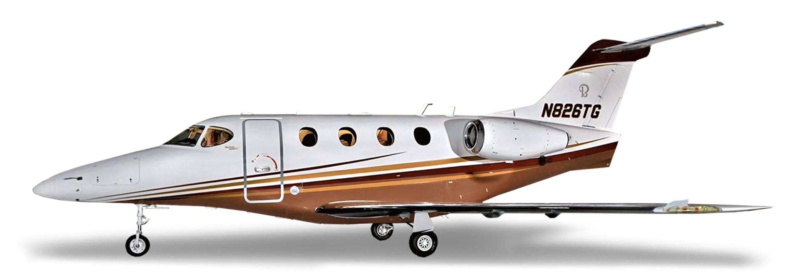 Exterior view of a Beechcraft Premier IA.