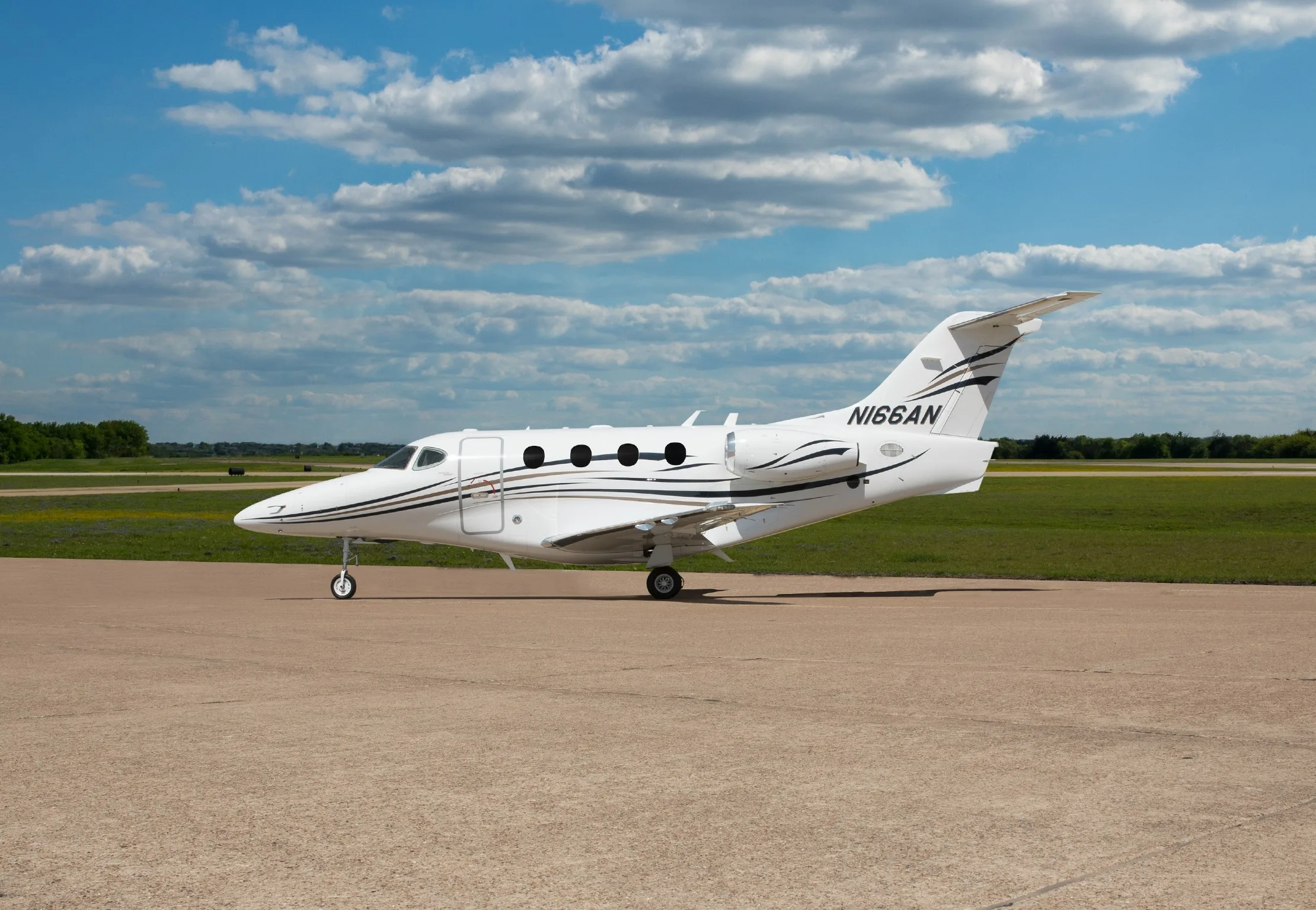 Exterior view of a Beechcraft Premier IA.