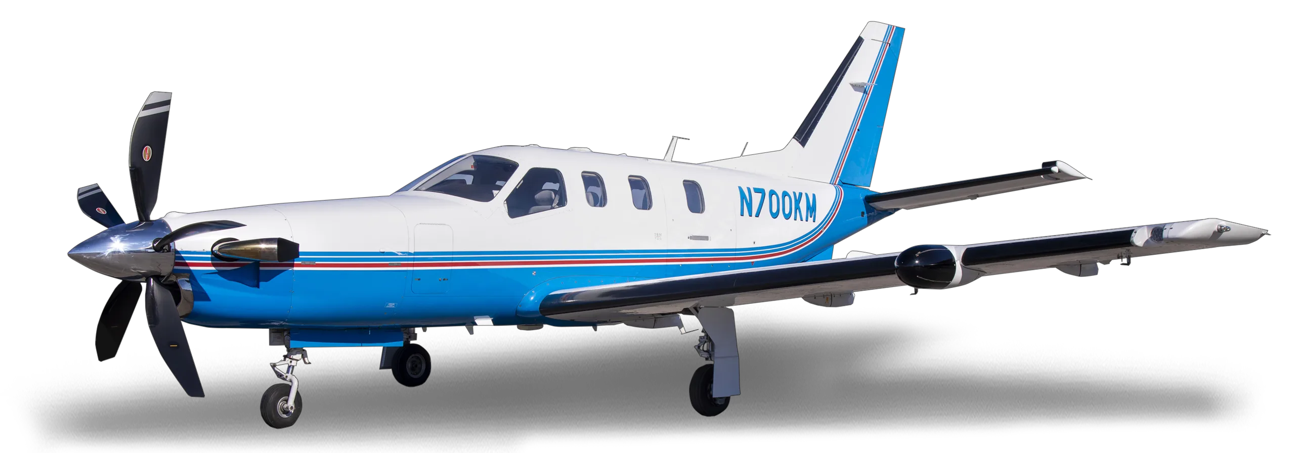 Marketing image of a Socata TBM-700B.