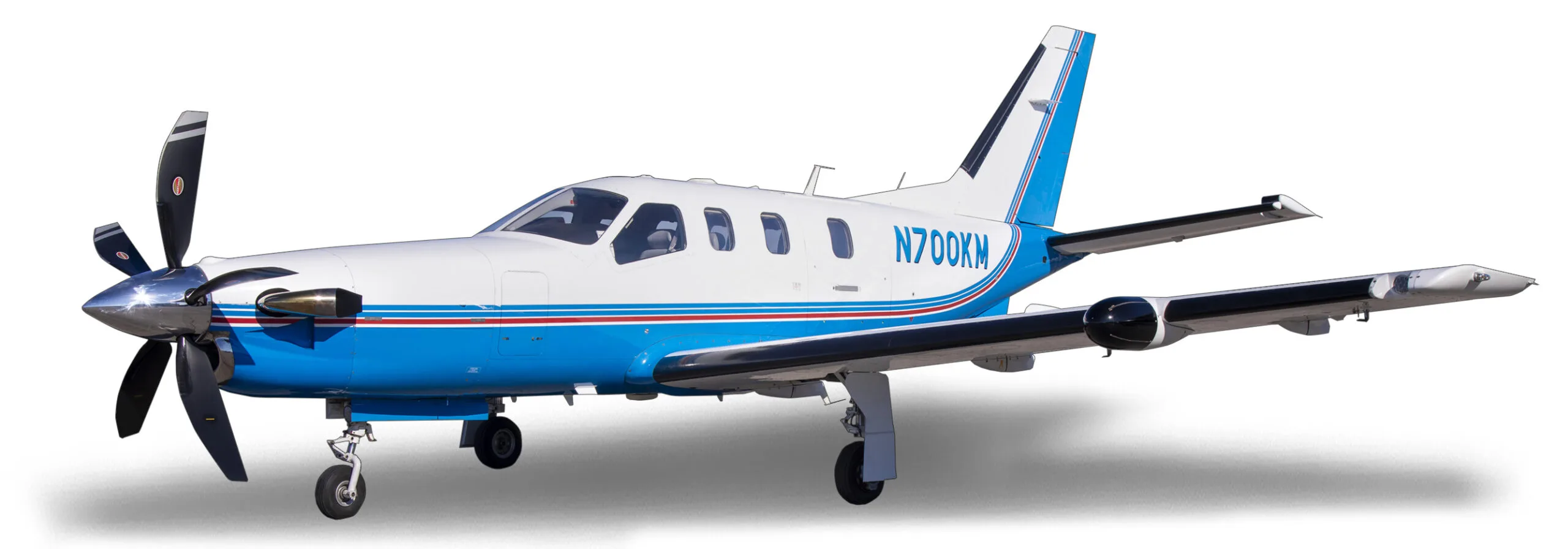 Marketing image of a Socata TBM-700B.