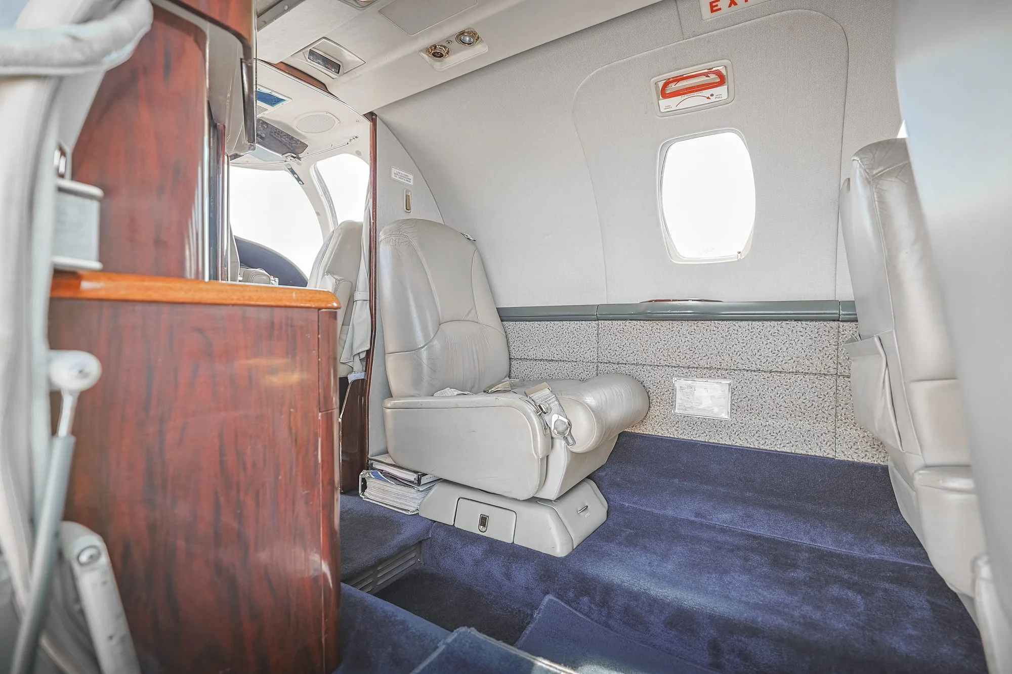 Cabin interior of a 2001 Cessna Encore.