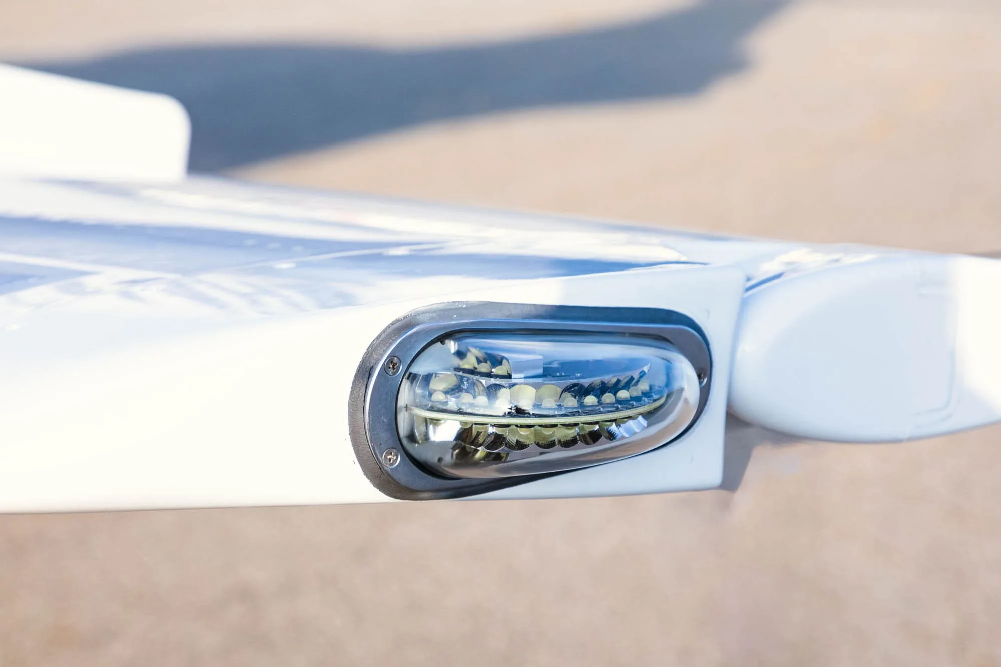 Engine detail of a 2009 Embraer Phenom 100.