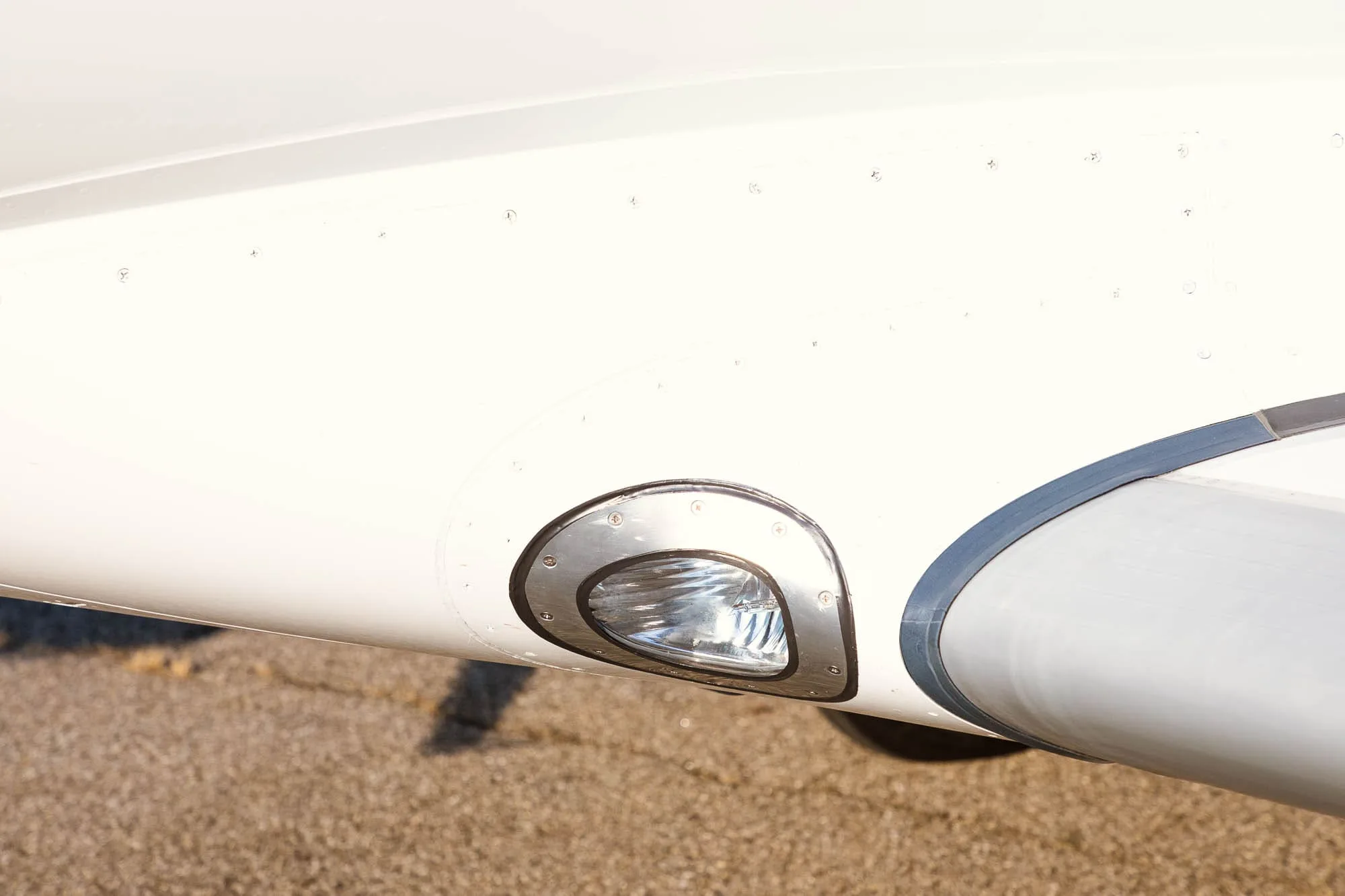 Engine detail of a 2009 Embraer Phenom 100.