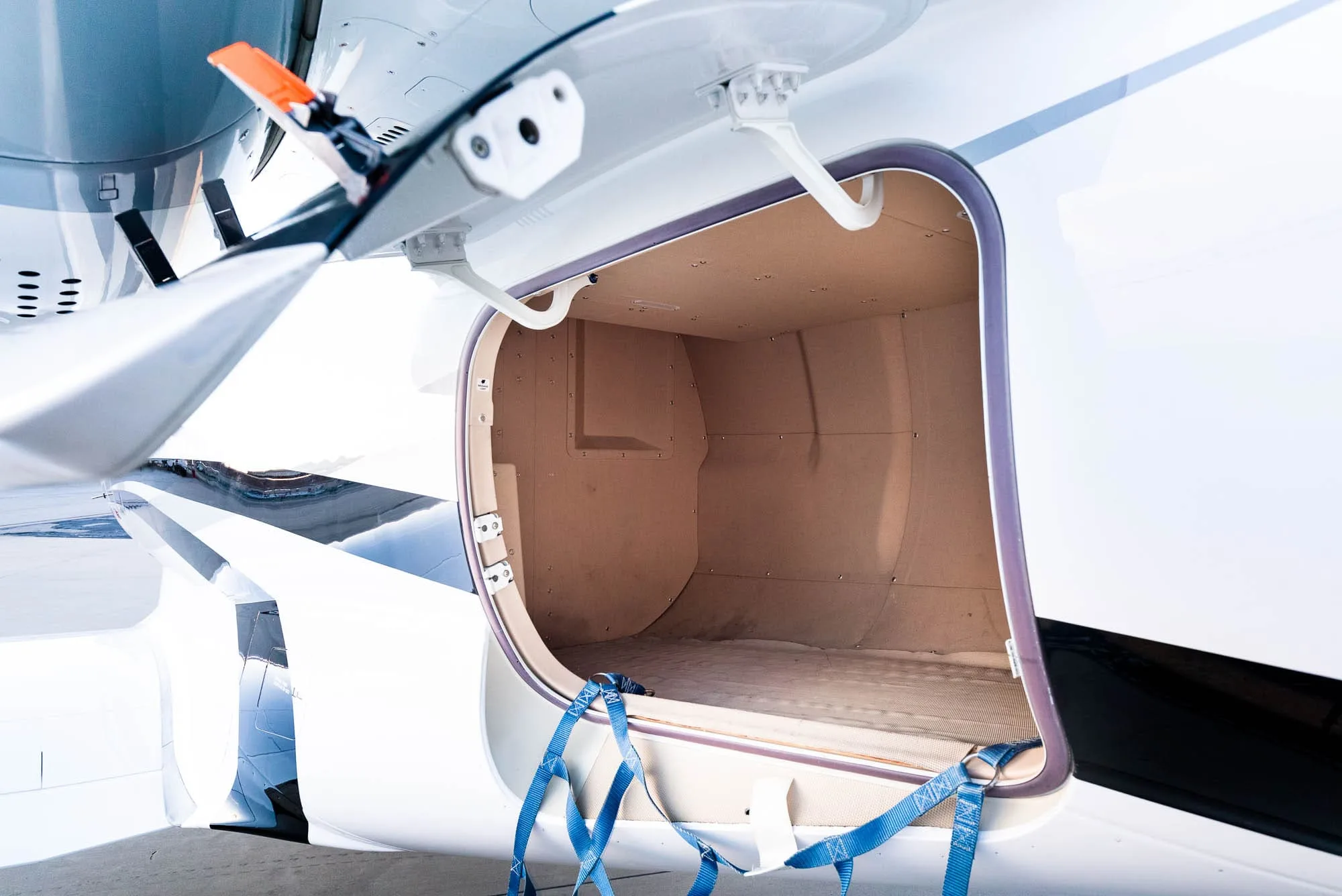 Cabin interior of a 2011 Embraer Phenom 100.