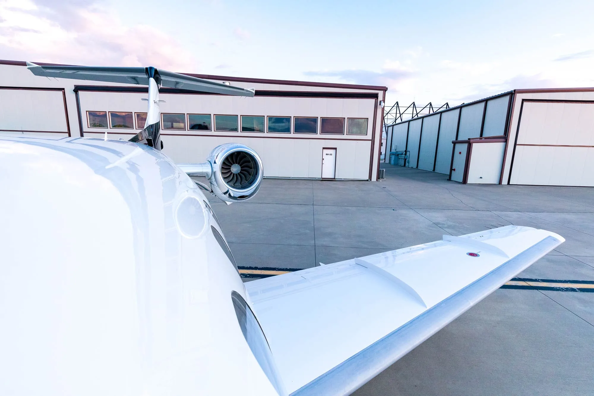 Exterior view of a 2011 Embraer Phenom 100, N751VL.
