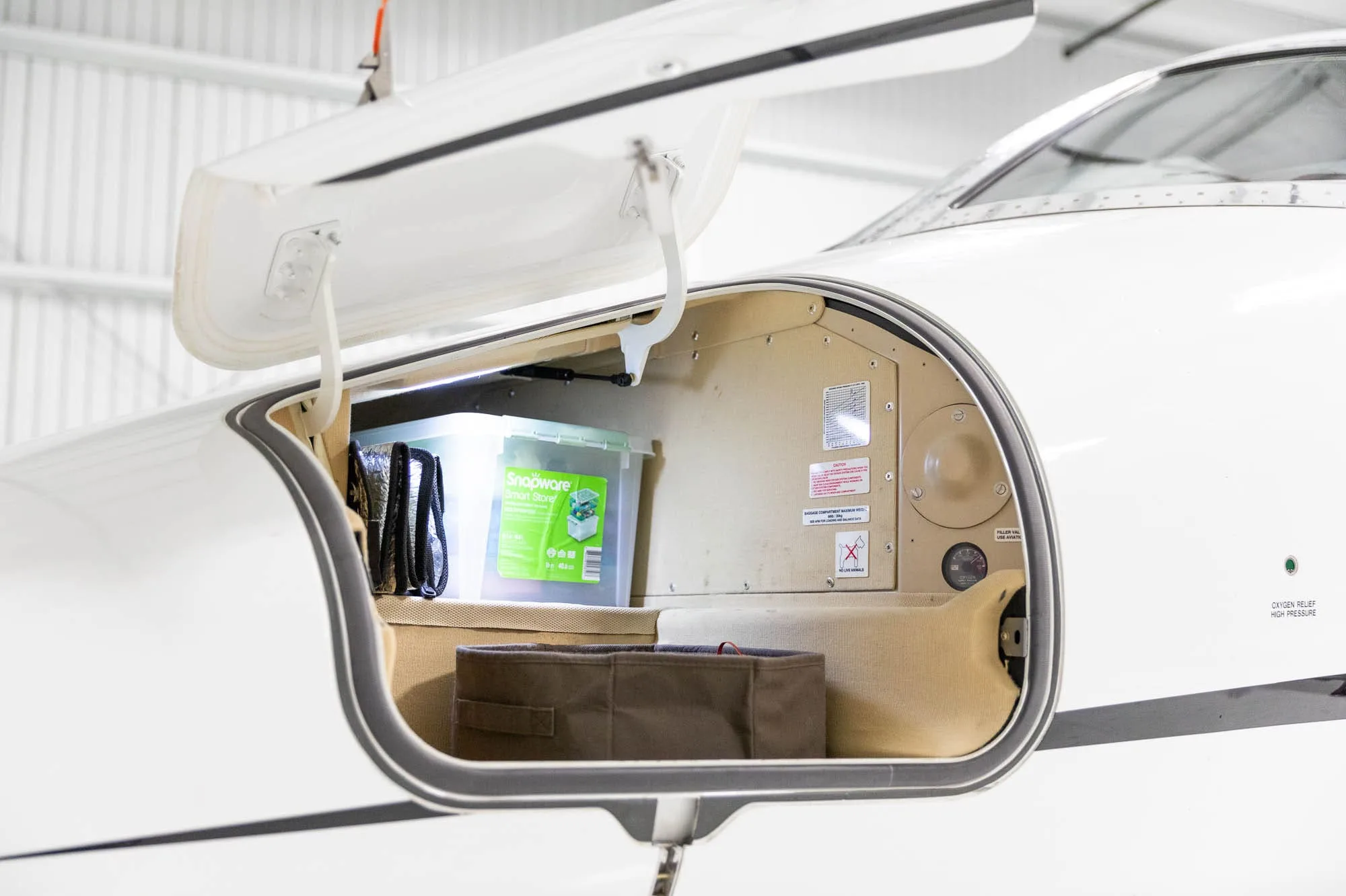 Cabin interior of a 2011 Embraer Phenom 100.