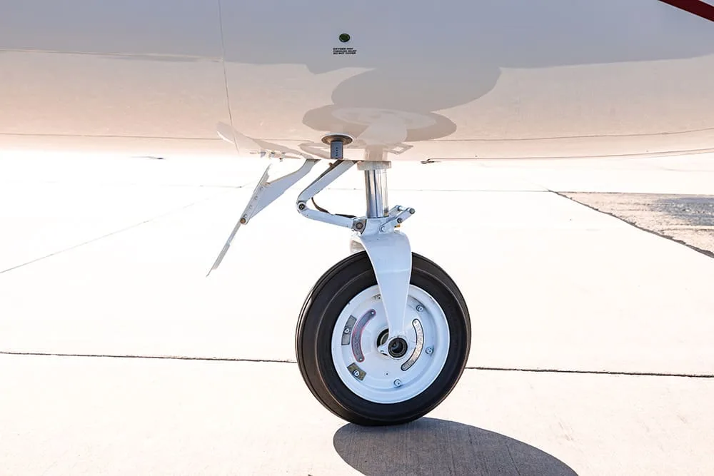 Engine detail of a 2014 Cessna Citation CJ3.