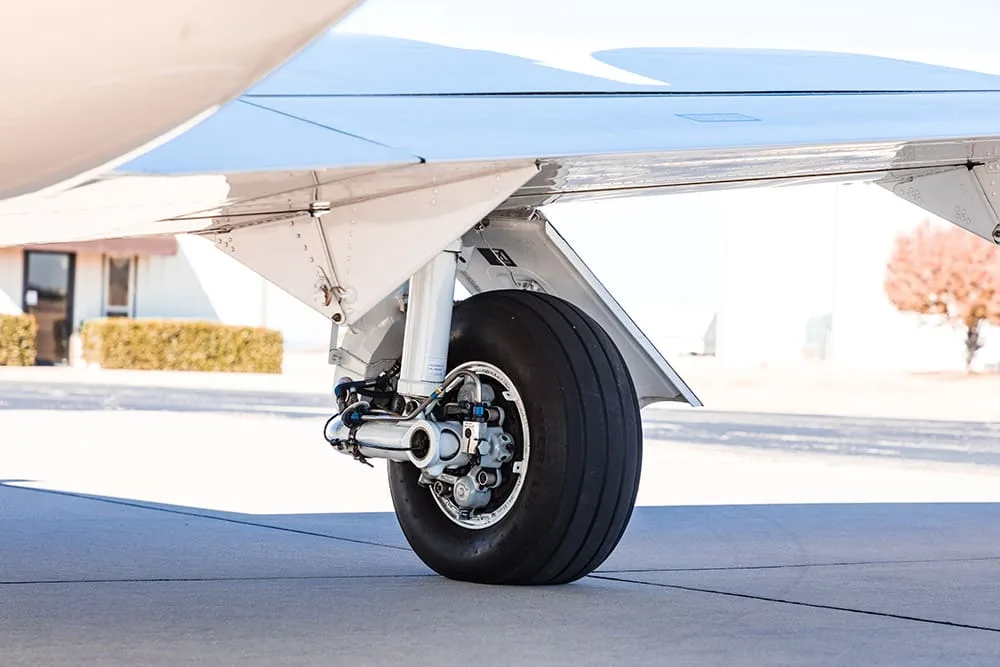 Engine detail of a 2014 Cessna Citation CJ3.