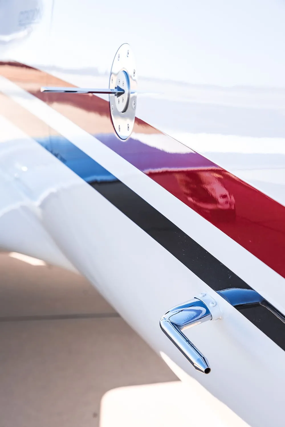 Engine detail of a 2014 Cessna Citation CJ3.
