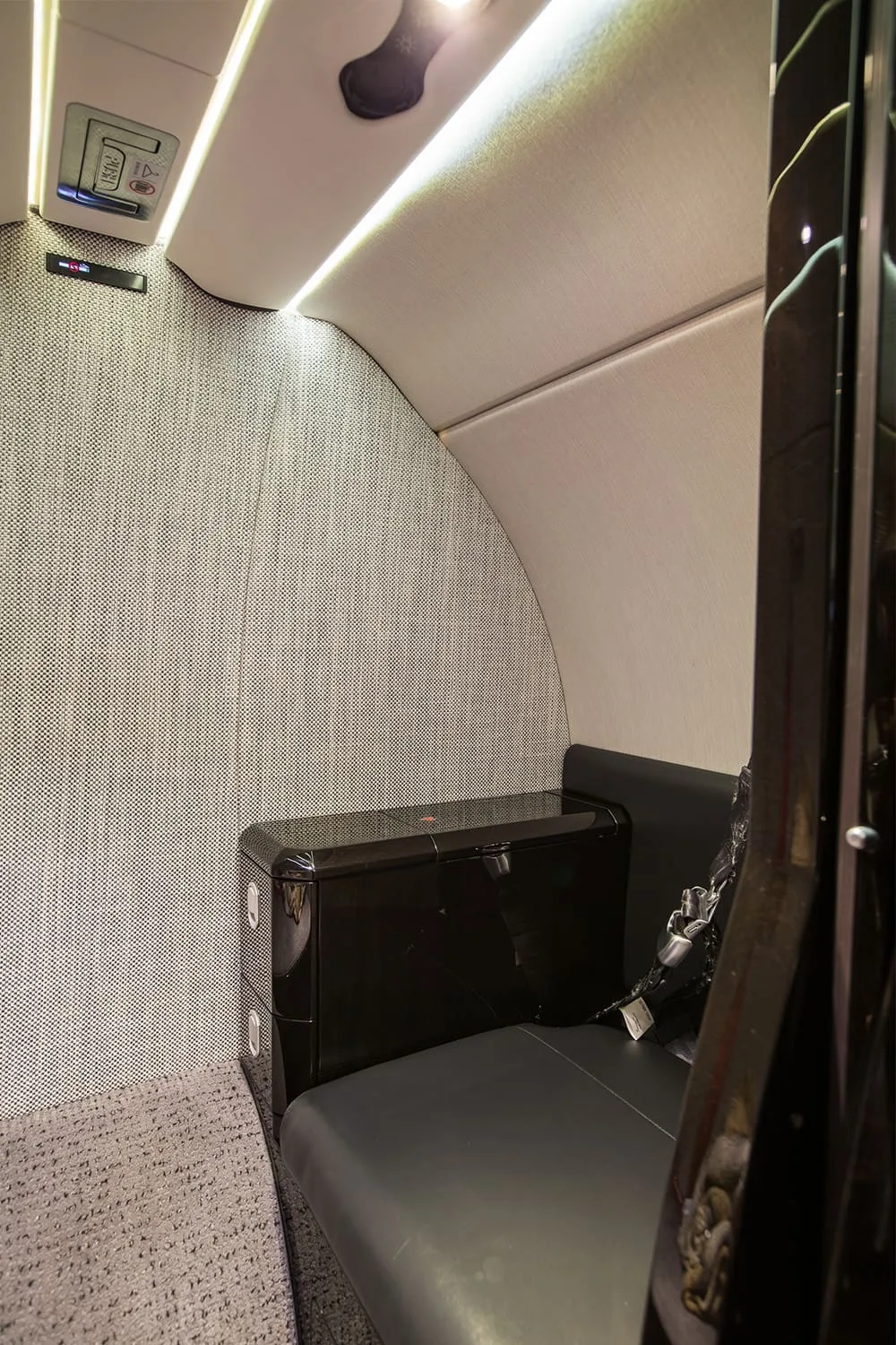 Cabin interior of a 2015 Cessna Citation CJ4.