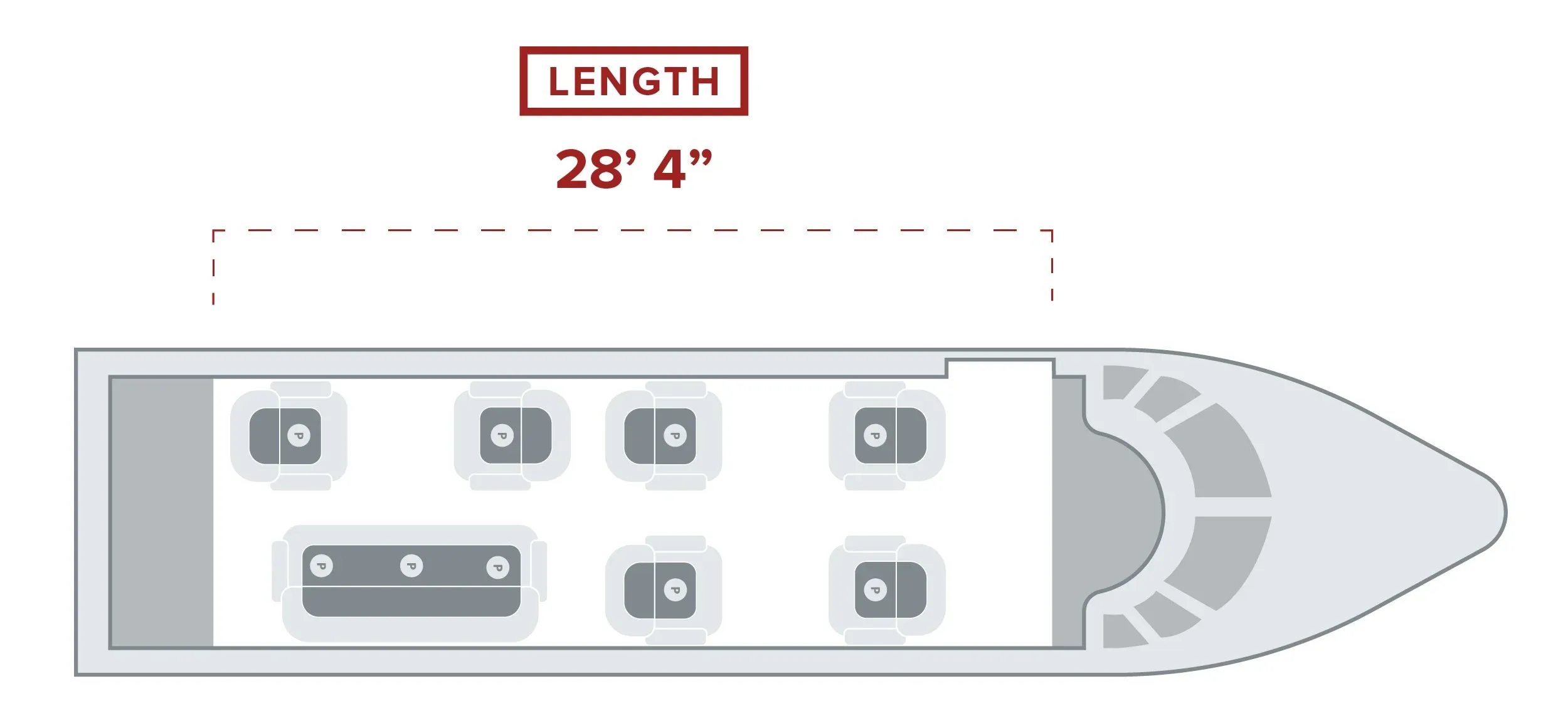 Cabin interior of a 2003 Bombardier Challenger 604 - N1VR — | WCAS.