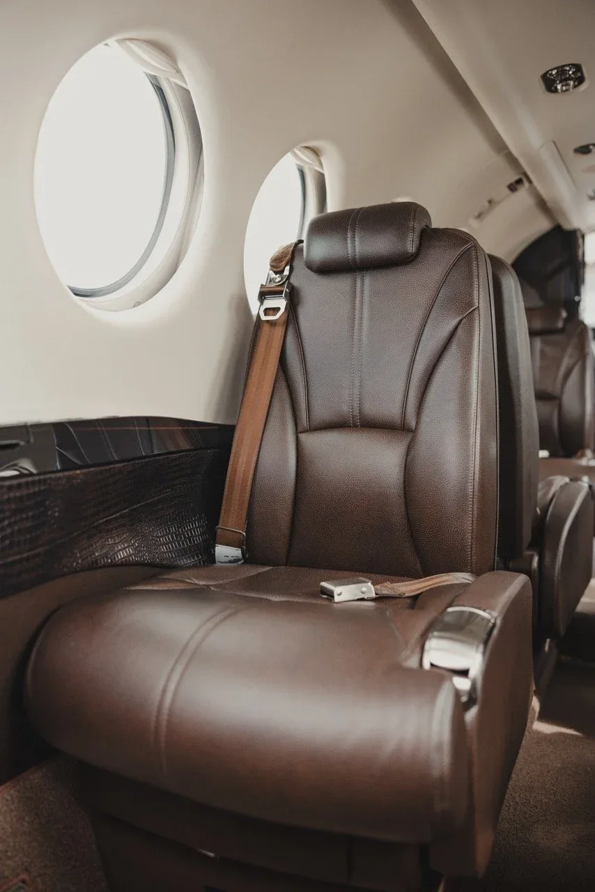 Cabin interior of a 2026 Beechcraft King Air 360 Charter & Fractional Ownership | N559KA | Orange County (SNA) — | WCAS.