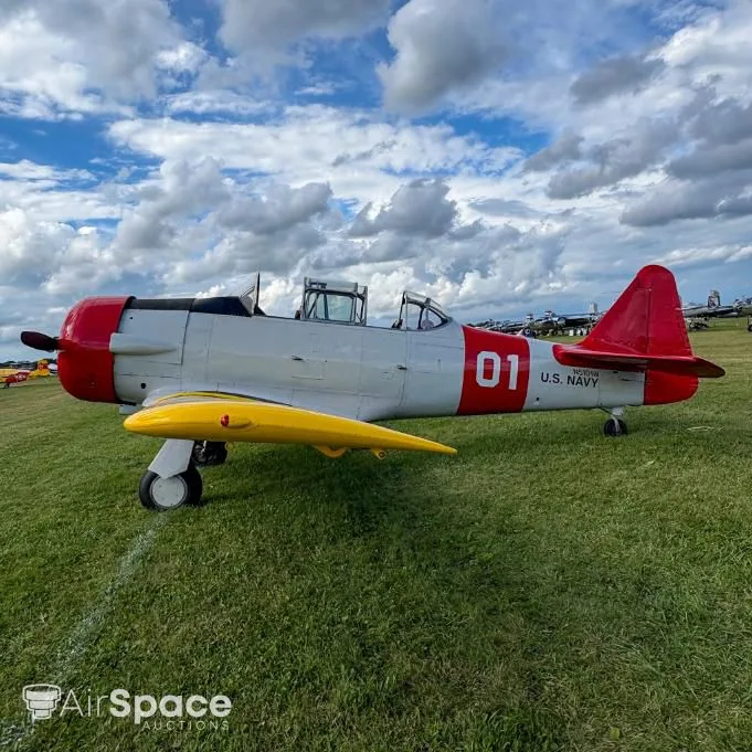 Exterior view of a 1952 Harvard Mk IV.