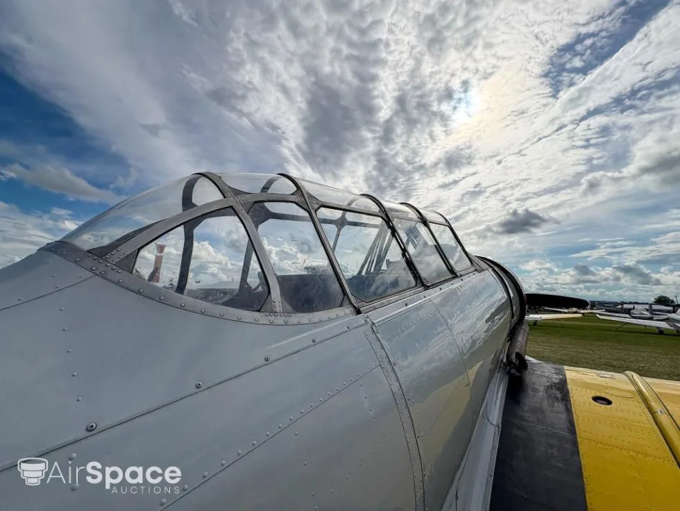 Exterior view of a 1952 Harvard Mk IV.