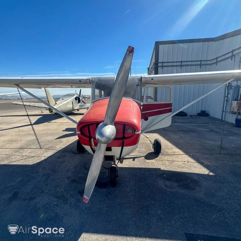Exterior view of a 1956 Cessna 172 Skyhawk.