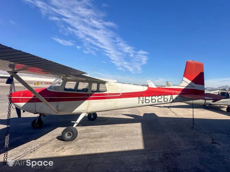 Exterior view of a 1956 Cessna 172 Skyhawk.