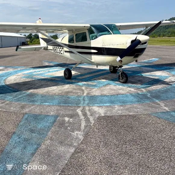 Exterior view of a 1960 Cessna 175A.